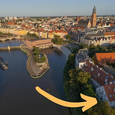 Апартаменты Wroclawguide Riverview Old Town - Gemuetliche Mit Flussblick In Bester Lage *