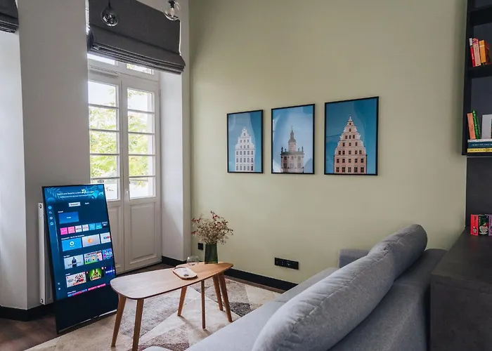 Wroclawguide Riverview Old Town - Gemuetliche Mit Flussblick In Bester Lage Вроцлав