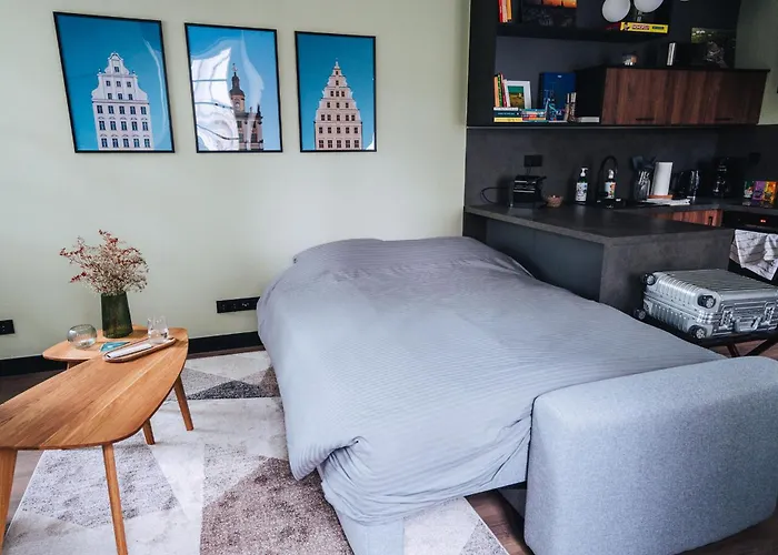 Апартаменты Wroclawguide Riverview Old Town - Gemuetliche Mit Flussblick In Bester Lage *